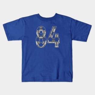 Soccer Number 84 Soccer Jersey #84 Soccer Mom Player Fan Kids T-Shirt